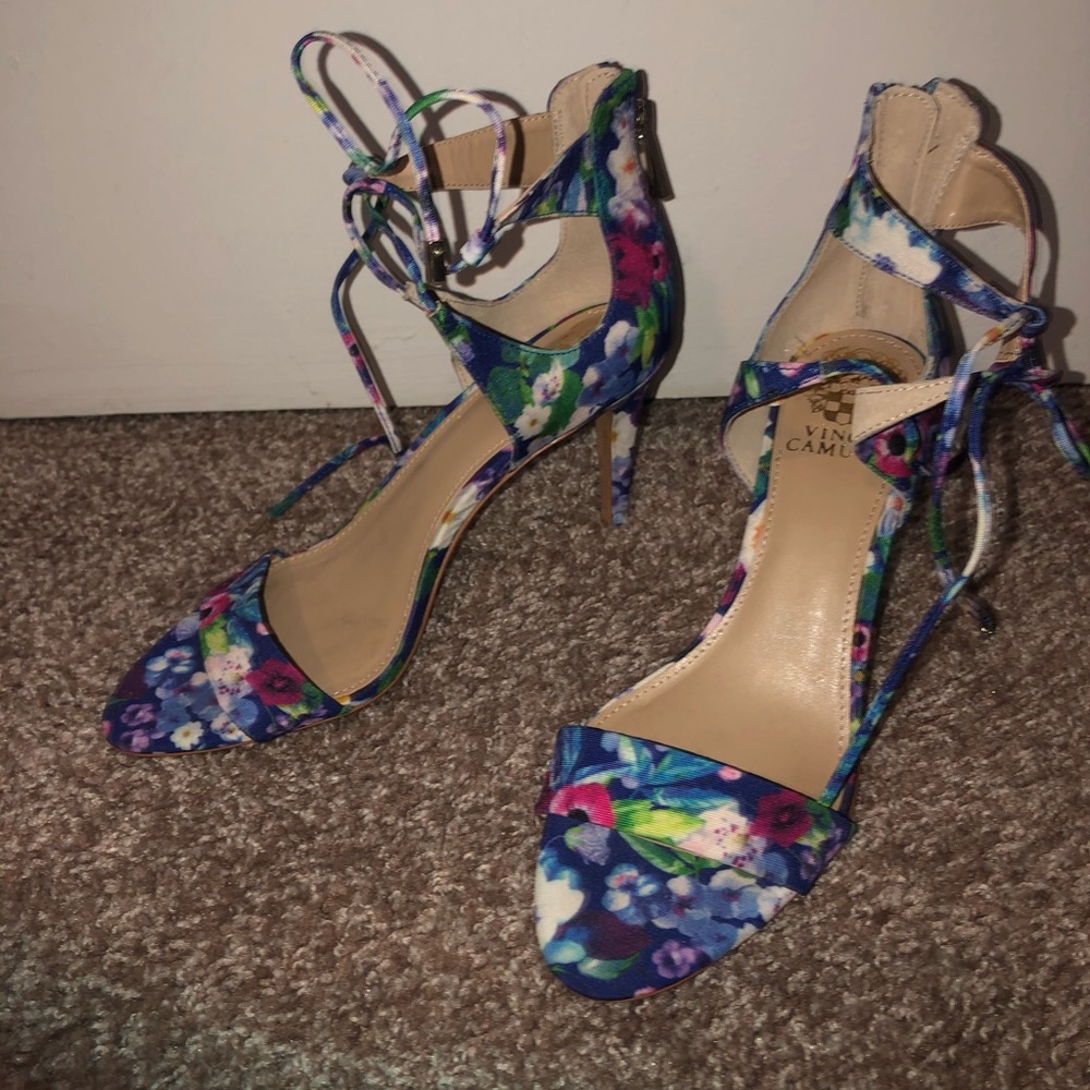 Floral heels